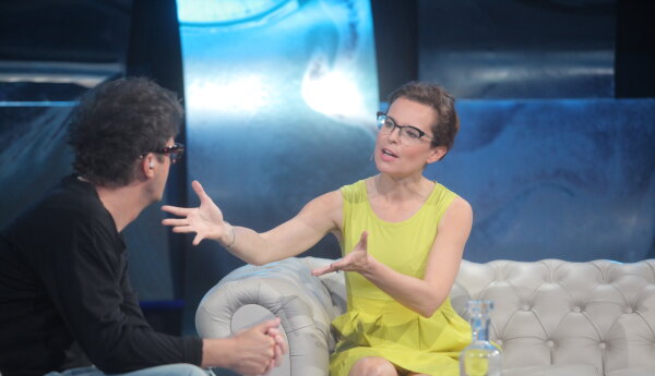 Agata Passent i Artur Rojek