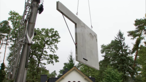 "Szybki dom": stawianie betonowych ścian